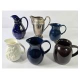 1847 Rogers Bros. & Ceramic Pitchers (6)