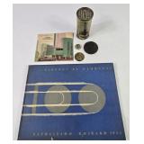 1933-34 Century Of Progress Medals, Bank & Book