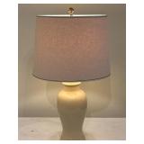 Cream Ceramic Table Lamp