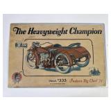 1920ï¿½s Indian Big Chief Motorcycle Advertisement