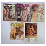 1950-70's Men's Pin-Up Magazines & Calendar (5)