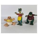 1991 Disney Dinosaurs TV Series Figurines  (3)
