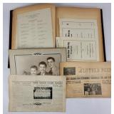1940s Chicago Boxing Memorabilia Scrapbook