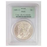 1885-0 Morgan Silver Dollar MS64 Coin