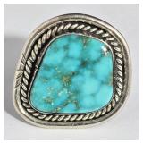 Navajo Sterling & Turquoise Ring (5)