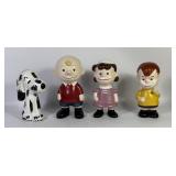 Ceramic Peanuts Snoopy, Charlie, Lucy & Linus