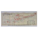 Chicago World's Fair Map- IL. Central Railroad
