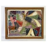 1918 Framed Random Pattern Patchwork Segment