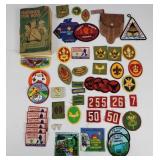 Boy Scouts+ Handbook (1942) & Patches