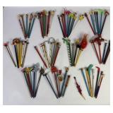 Vintage Souvenir & Advertising Pencils w/ Toppers