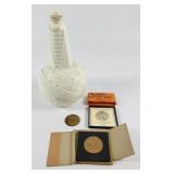 1933+ Chicago+ World's Fair Medals & Bottle