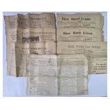 1852-1924 Three Rivers MI. Newspapers