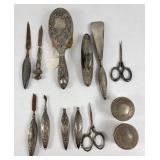 Victorian Era Sterling Manicure/Beauty Tools (13)