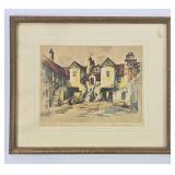 'The White Horse' Edinburgh Watercolor Print