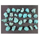 Raw Spiderweb Turquoise Nuggets (28)