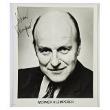 Werner Klemperer 8ï¿½10 Signed Photograph