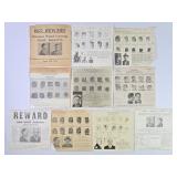 Vintage Criminal Wanted Posters & Prints
