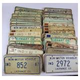 Elkhart, LaGrange County, IN License Plates (52)