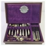 Antique Sterling Della Robbia Flatware Set w/ Case