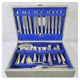 Holmes & Edwards Inlaid Plated Silverware w/ Case