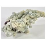 Rare Blue Barite Over Fluorite Raw Crystal
