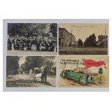 1908 Wakarusa, IN Postcards (4)