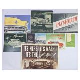 1950's Oldsmobile & Plymouth Brochures & Ephemera