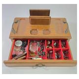 Powell Valet Butler Box w/ Knives, Keychains +