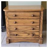 4- Drawer Oak Night Stand