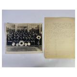 Vintage Washington H.S. South Bend IN Band Photo +