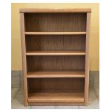4 Shelf Traditional Oak Bookcase