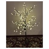 54 Inch LED Christmas Snowflake Tree