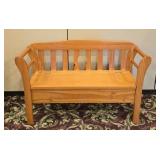 Entryway benchw/ Lift-top Storage Compartment