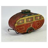 1940ï¿½s  Marx Lonesome Pine Toy Caravan Trailer
