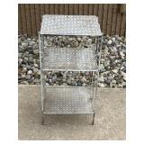 MCM 3-Tier Metal Telephone Stand Table