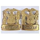 Chicago IL. Sergeant & Lieutenant Police Badges
