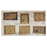 American Colonial 1700s Replica Currency Notes