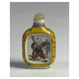 Antique Chinese canton Porcelain Snuff Bottle