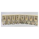 Coors Tulip Stem Pilsner Glasses 2 Sets
