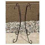 2-Size Wrought Iron Plant Stand