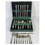 1847 Rogers Ambassador + Silverplate Flatware
