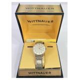 10k GF Wittnauer Geneve Watch w/ Calendar Strap