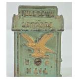 Antique Kenton US Post Office Cast Iron Bank