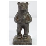 International Harvester Cast Iron Bear Bank 1949