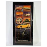 1994 Ford Mustang 30th Anniversary Clock WORKS