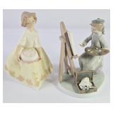Lladro 'Birthday Girl' & 'Still Life Figurines