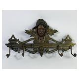 Black Americana CJO Judd Cast Iron Coat Hat Rack