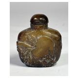Antique Chinese Carved Jade Snuff Bottle