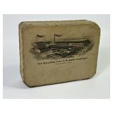 Wildman Tire & Rubber Co. Ohio Litho Ad Stone