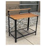 Wood & Metal Garden Potting Bench